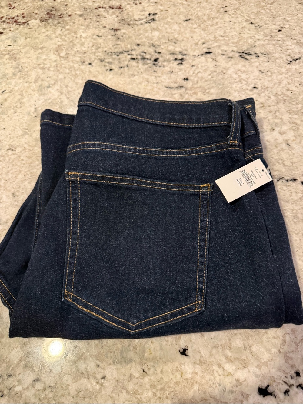 GAP High Rise '70s Flare Jeans - Dark Wash - Picture 5 of 9